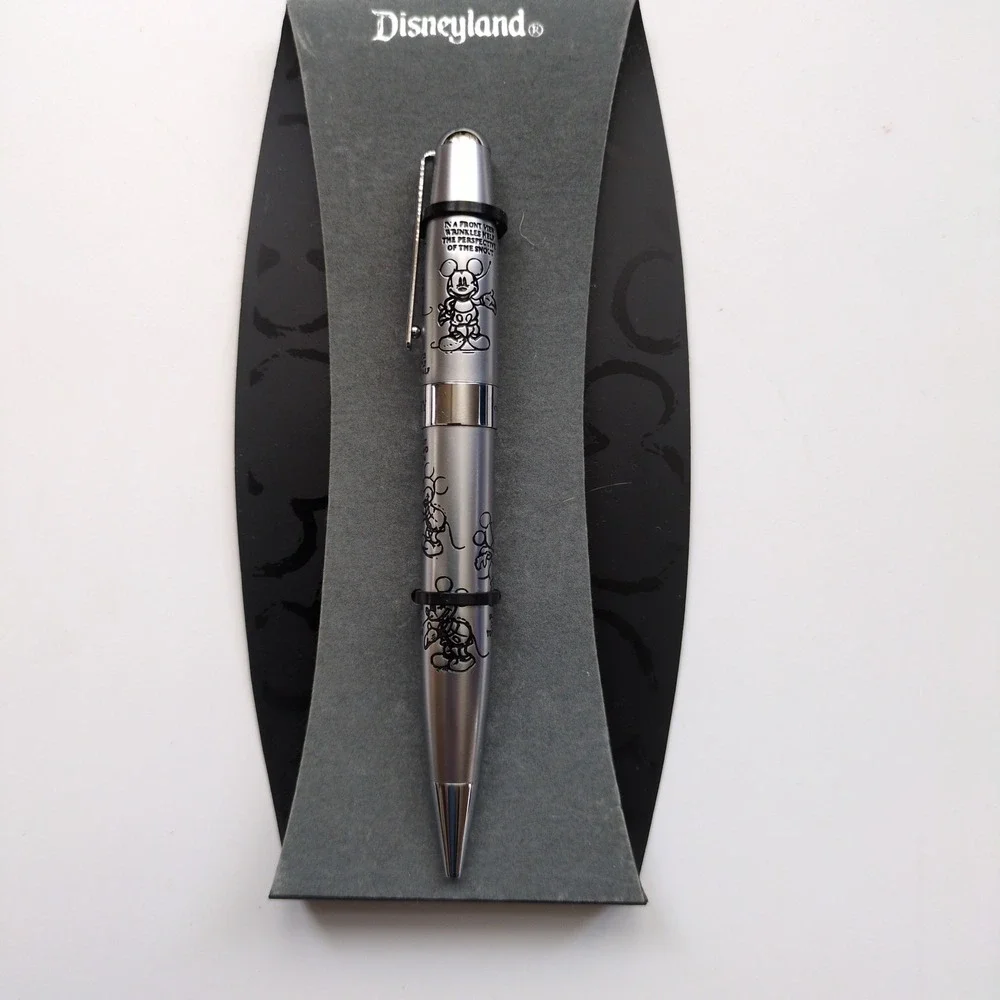 NIP Disney Mickey Mouse 'How To Draw' Executive Engraved Twist Ballpoint Pen